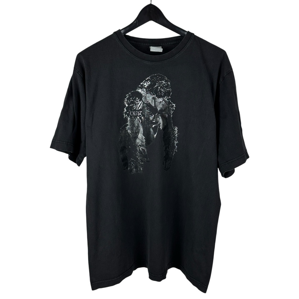Vintage Y2K New Horizon Hungry Monkey Gorilla  Streetwear Graphic Shirt Size XL